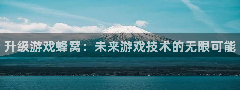 沐鸣2代理官网：升级游戏蜂窝：未来游戏技术的无限可能