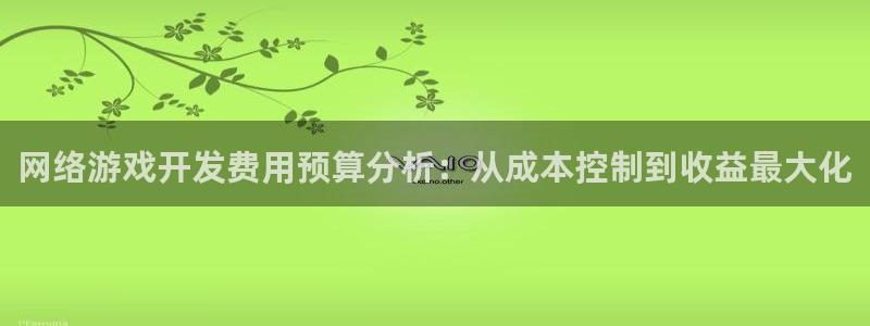 沐鸣娱乐2多彩平台：网络游戏开发费用预算分析：从成本控制到收益最大化