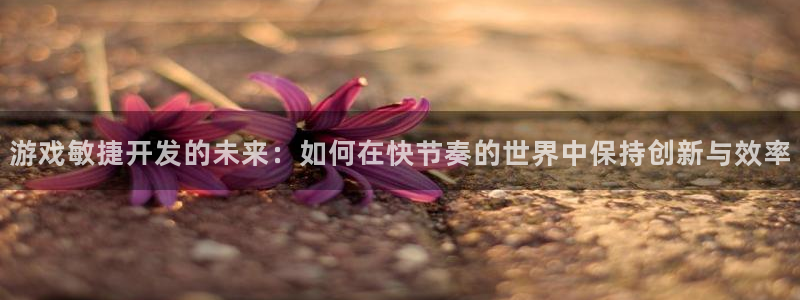 沐鸣娱乐2登录平台官网网址：游戏敏捷开发的未来：如何在快节奏的世界中保持创新与效率